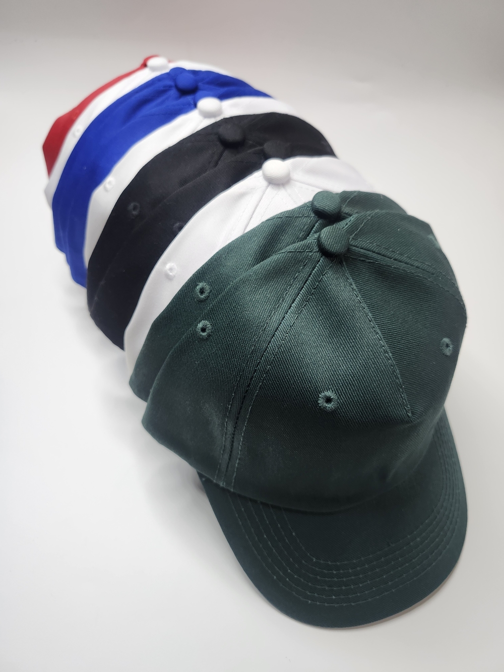 Baseball caps - solid-color adjustable - Picture 2 of 8